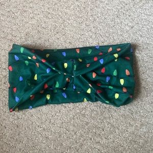 Christmas lights headband